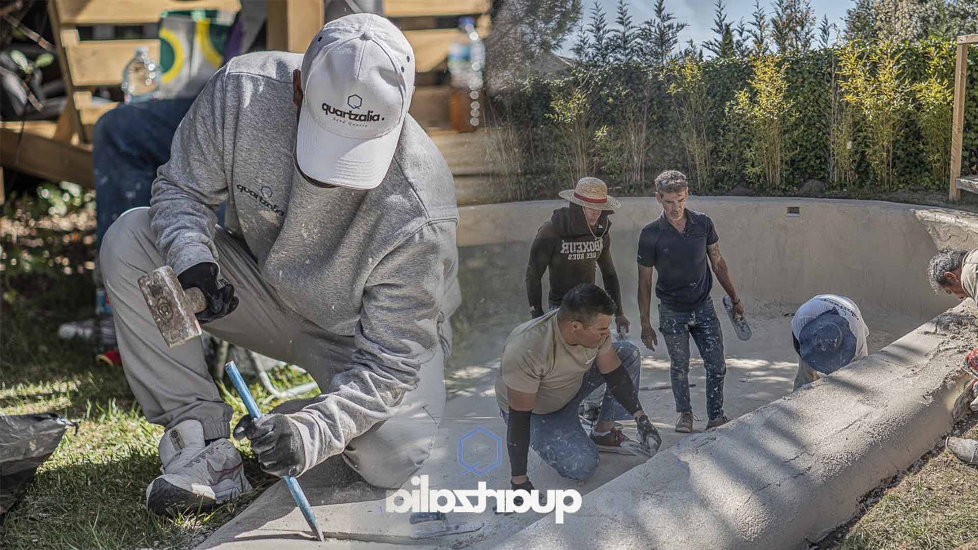 proyecto de piscinas de arena para conjuntos y hoteles residenciales por quartzalia
